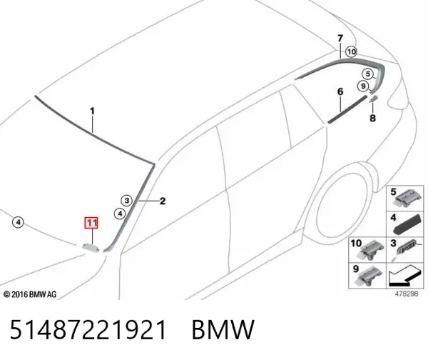  51487221921 BMW