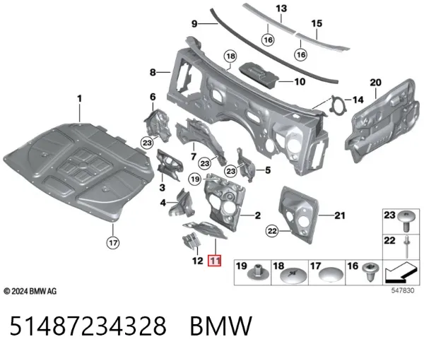  51487234328 BMW