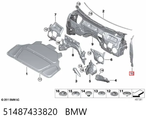  51487433820 BMW