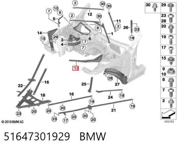  51647301929 BMW