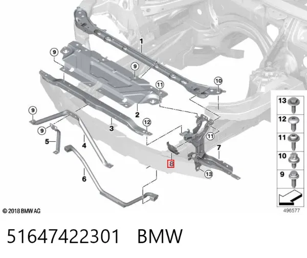 51647422301 BMW