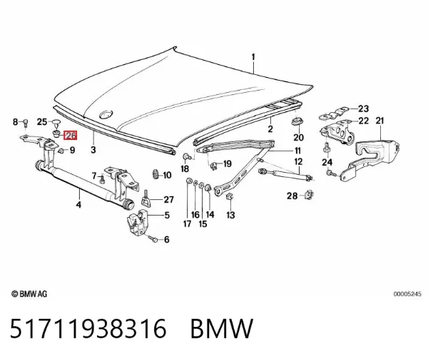  51711938316 BMW