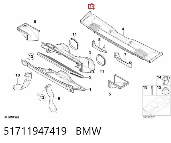  51711947419 BMW