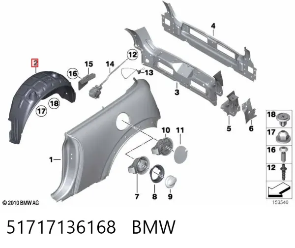  51717136168 BMW