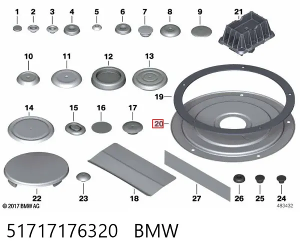  51717176320 BMW