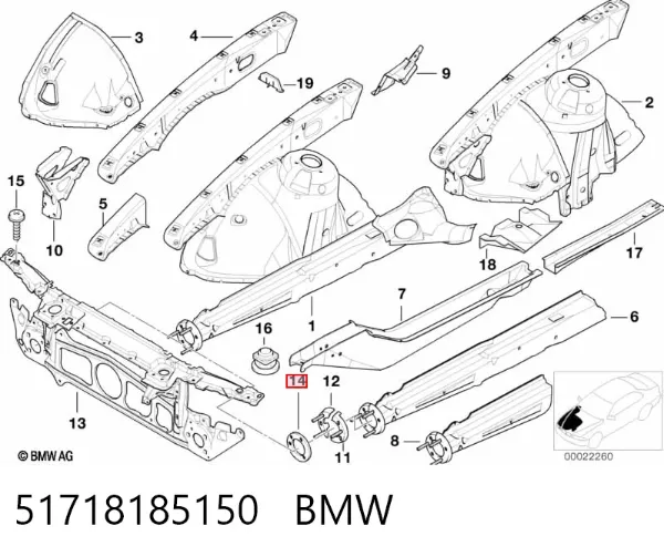  51718185150 BMW
