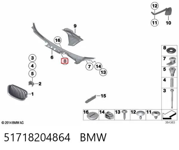  51718204864 BMW