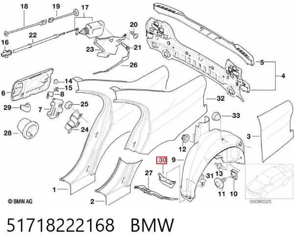  51718222168 BMW