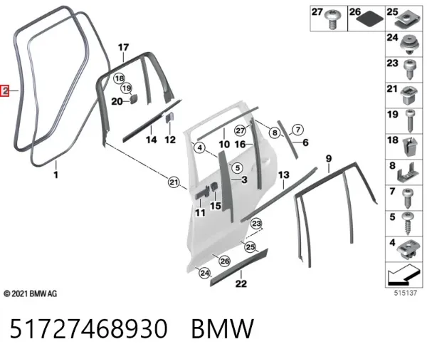 51727468930 BMW