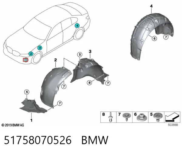  51758070526 BMW