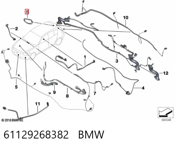  61129268382 BMW