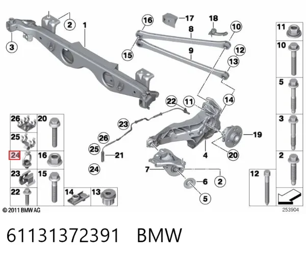  61131372391 BMW