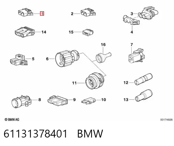  61131378401 BMW