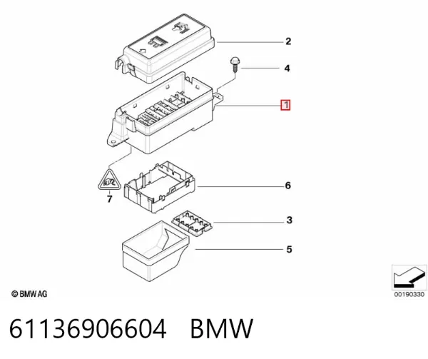 Unidade de dispositivos de segurança Mini Cooper R50, R53