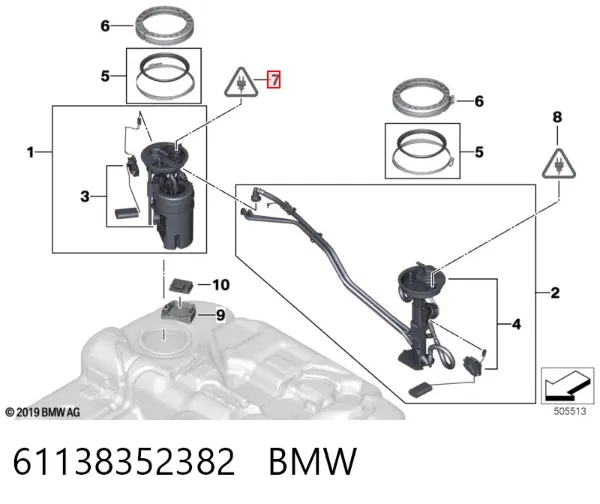  61138352382 BMW