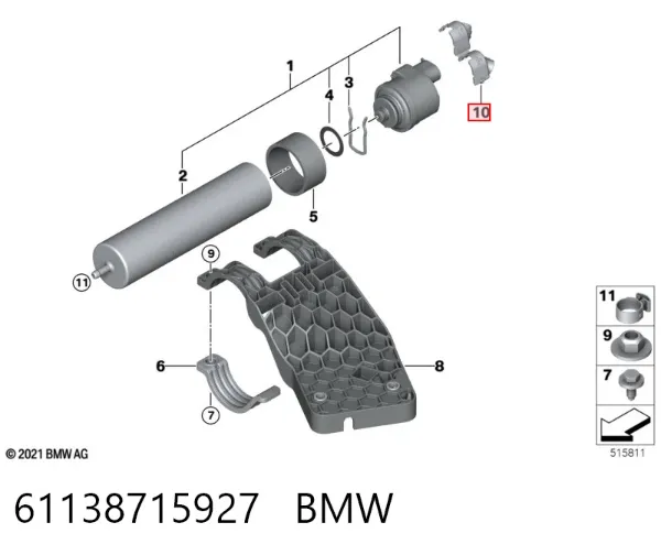  61138715927 BMW
