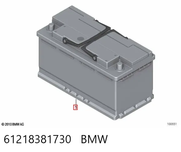 Bateria recarregável (PILHA) 61218381730 BMW