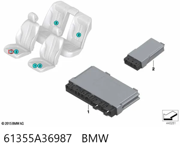  61355A36987 BMW
