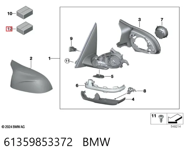  61359853372 BMW