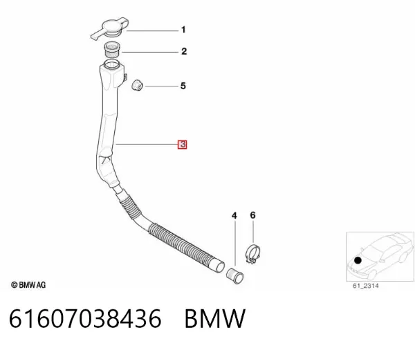  61607038436 BMW