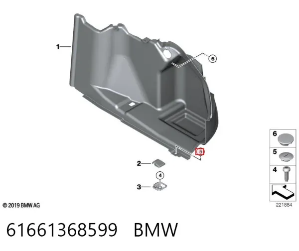  61661368599 BMW
