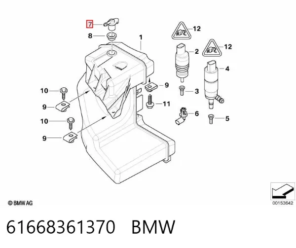  61668361370 BMW