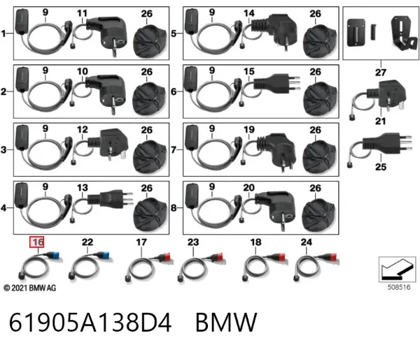  61905A138D4 BMW