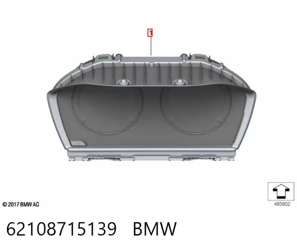 Painel de instrumentos (quadro de instrumentos) 62108715139 BMW