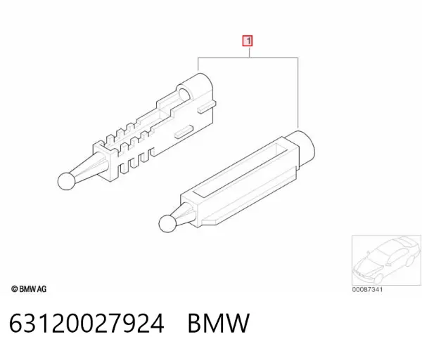 Corretor da luz 63120027924 BMW