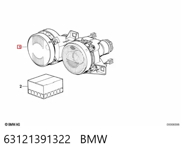 Luz direita 63121391322 BMW