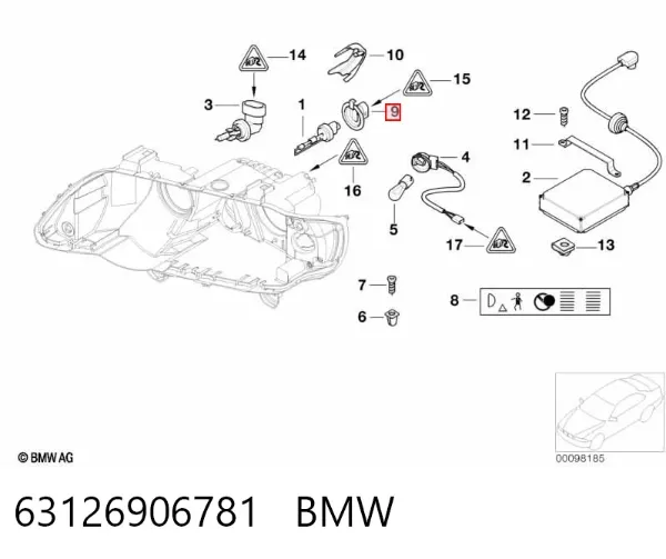  63126906781 BMW