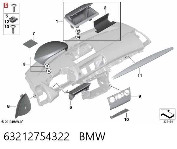  63212754322 BMW