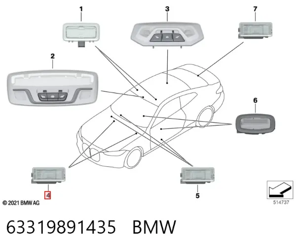  63319891435 BMW