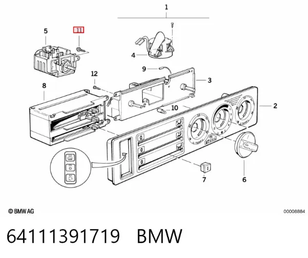  64111391719 BMW