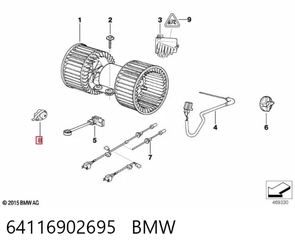  64116902695 BMW