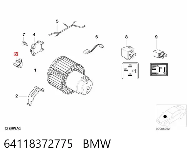  64118372775 BMW