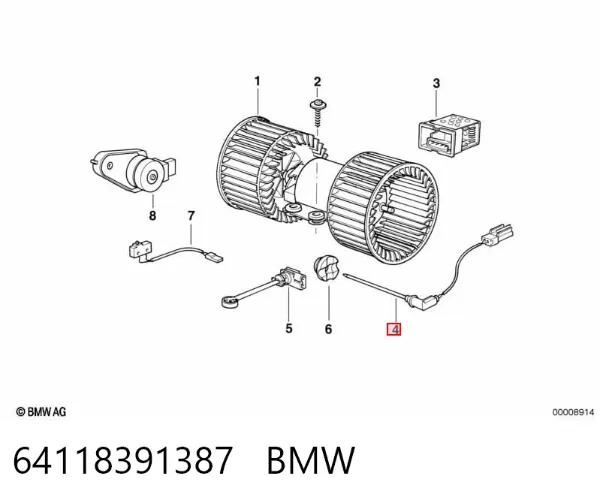  64118391387 BMW