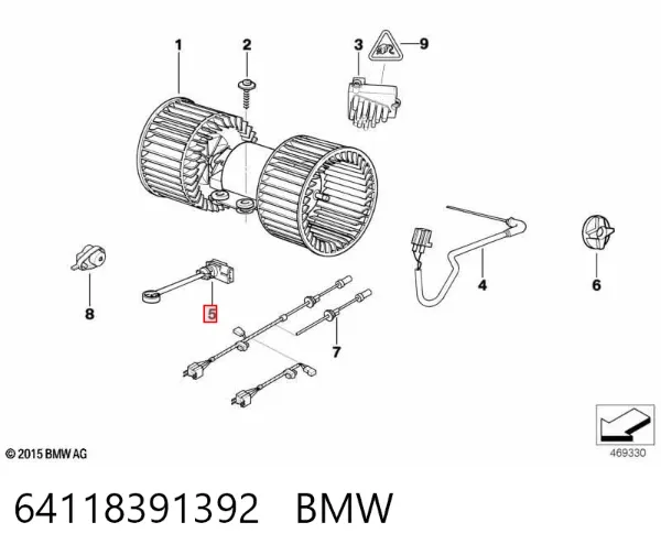  64118391392 BMW