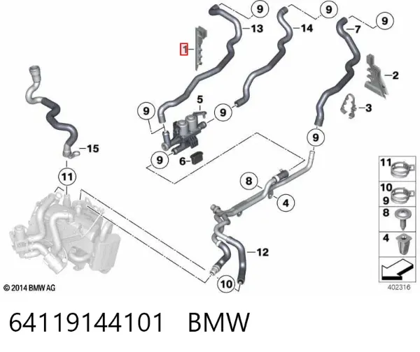  64119144101 BMW