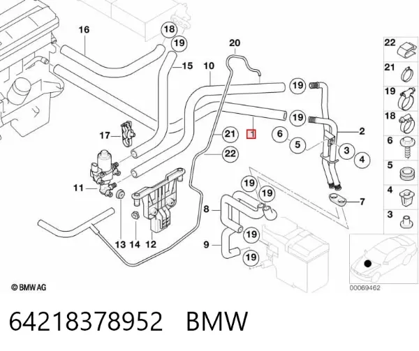  64218378952 BMW