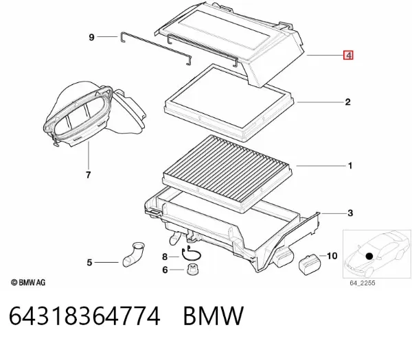  64318364774 BMW