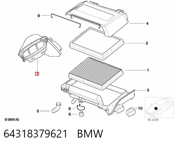  64318379621 BMW