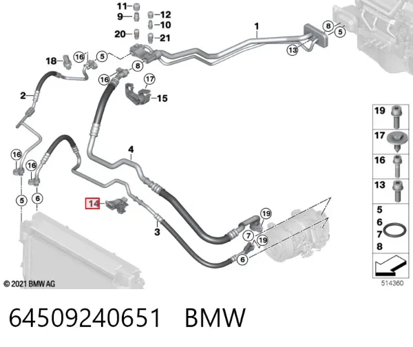  64509240651 BMW