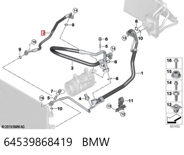  64539868419 BMW