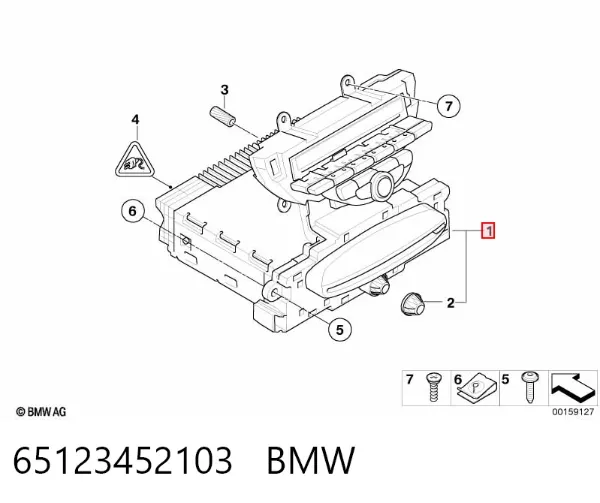 Aparelhagem de som (rádio AM/FM) Mini Cooper R56