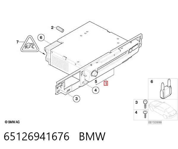 Painel de instrumentos (quadro de instrumentos) 65126941676 BMW