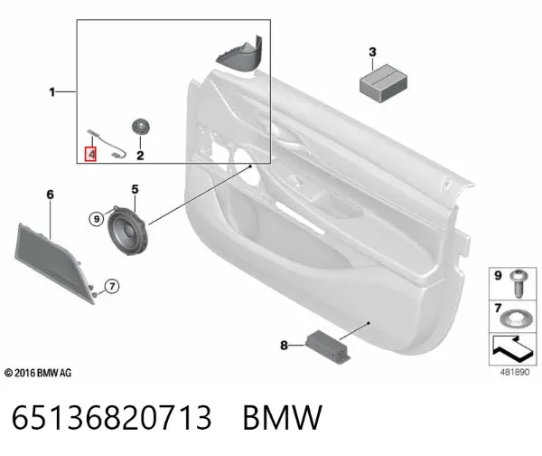  65136820713 BMW