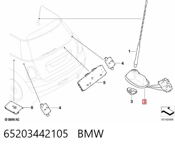 Antena 65203442105 BMW
