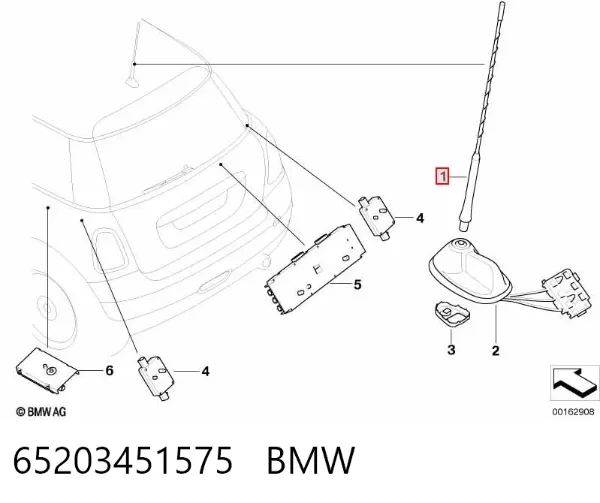 Antena Mini Cooper R56