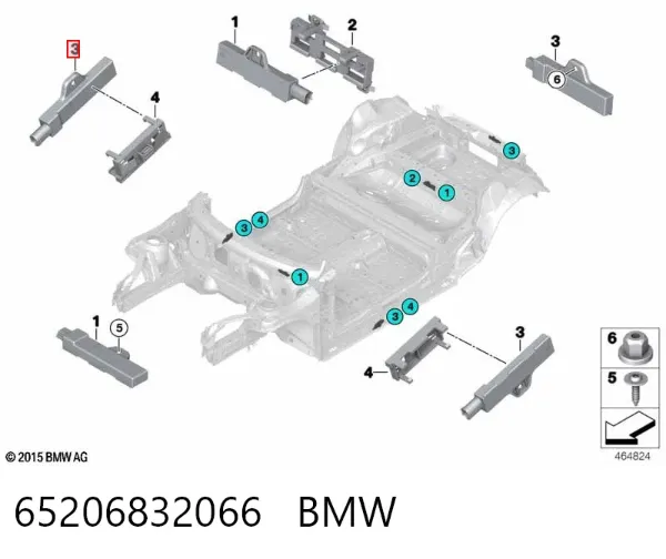 Antena 65206832066 BMW